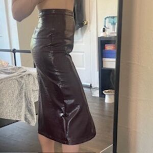 Faux Leather Topshop NWT